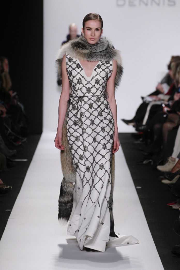 Dennis Basso 2014 Runway show