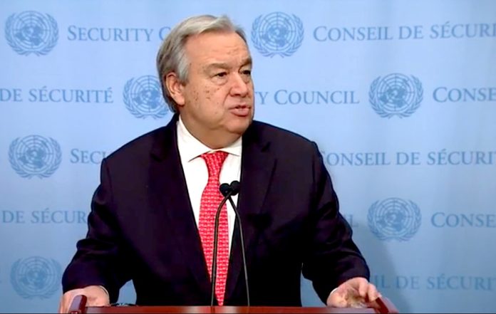 UN Chief Guterres